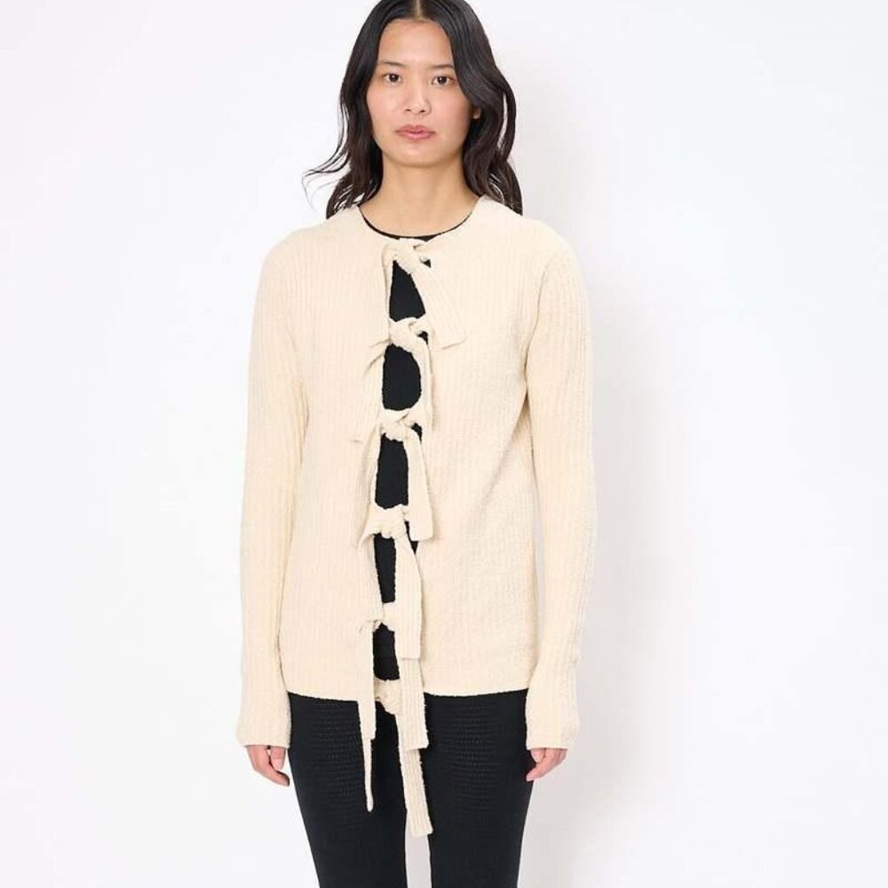 Lauren Manoogian Cream Sweater Cardigan